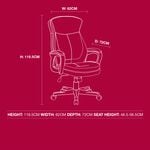 Theo Swivel Office Chair - Black