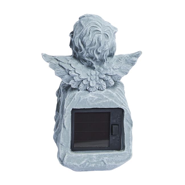 Cherub with Solar Light