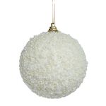 Gold Glitter Luxury Christmas Bauble Set 6 Pack