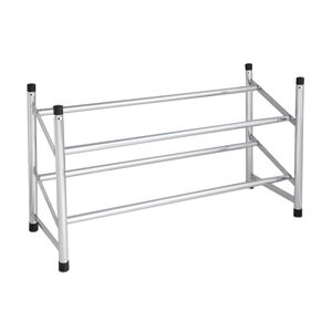 Extendable 2 Tier Shoe Rack