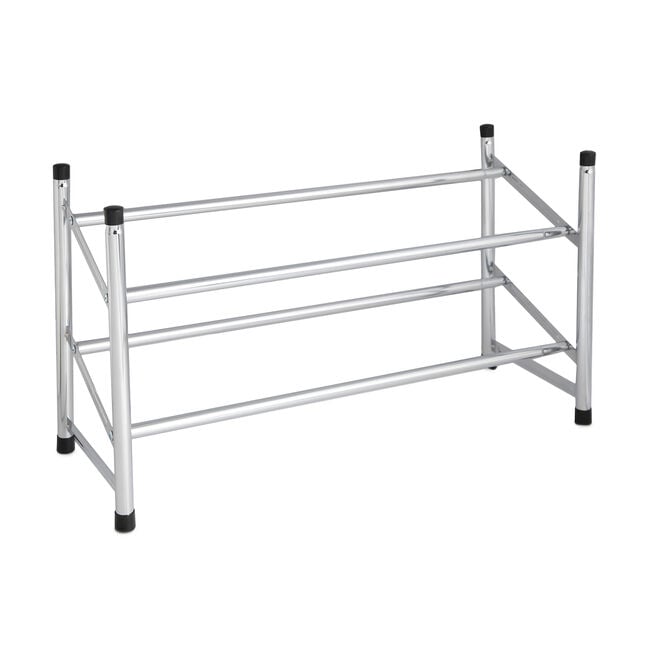 Extendable 2 Tier Shoe Rack