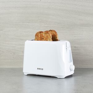Pifco Essential 2 Slice White Toaster