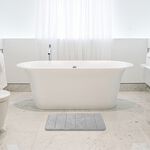 MEMORY FOAM DOVE GREY 40x60 Bath Mat