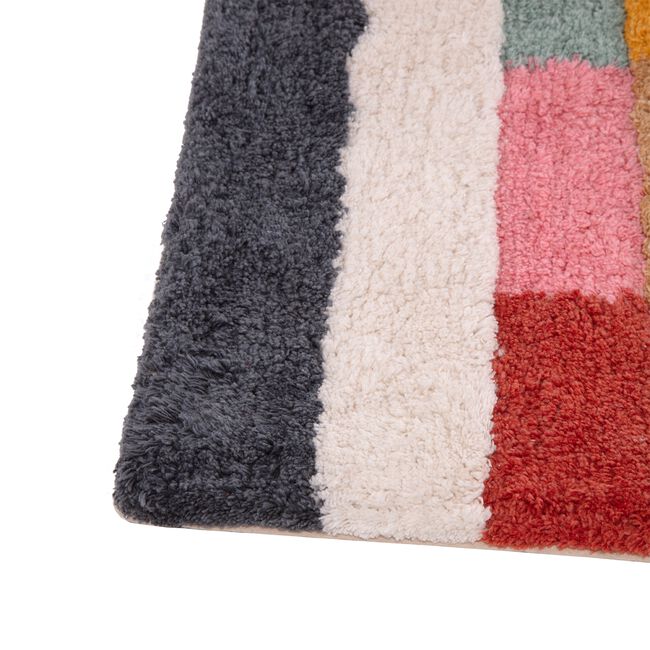 Geo Stripe Multi Bath Mat 50cm x 80cm