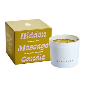 Hidden Message I Hate Everyone Except You Candle