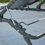 Black Folding Sun Lounger