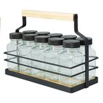 Excellent Houseware Spice Rack 10 Piece Jar Set