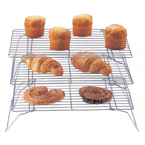 Apollo Chrome Stackable Cake Racks 3 Pack