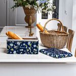 Laura Ashley Elveden Navy Bread Bin