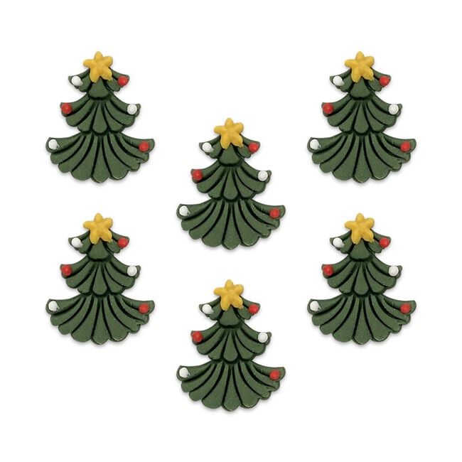 Nordic Christmas Tree Sugar Toppers