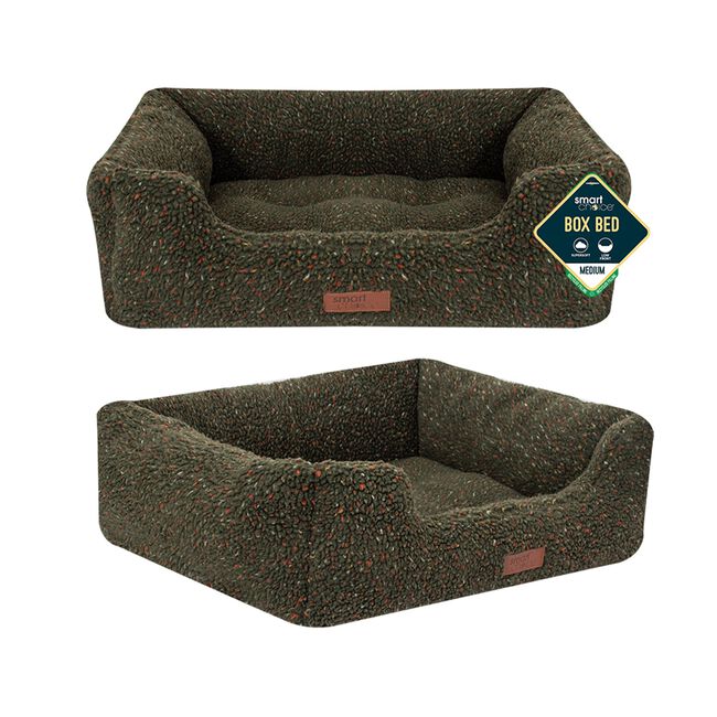 GREEN SHERPA PET BED MEDIUM 58X48X20CM