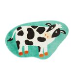 Cow 80cm x 125cm Faux Rabbit Rug