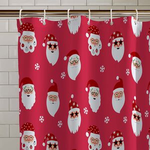 Catherine Lansfield Christmas Santa Shower Curtain