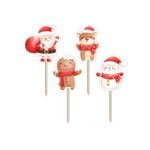 Santa & Friends 12 Cupcake Toppers