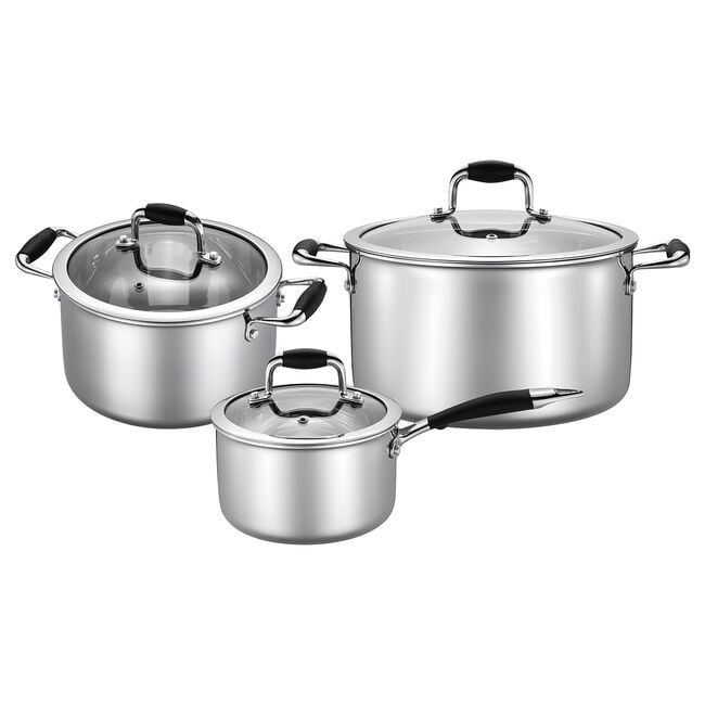Noferro Pro Triply 3 Piece Cookware Set