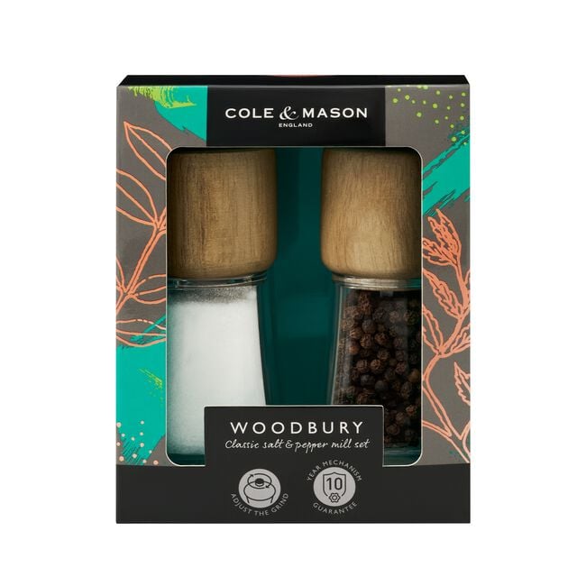 Cole and Mason Woodbury Salt & Pepper Mill Set