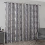 ABSTRACT ZIGGY DUCK EGG 66x54 Curtain