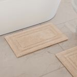 COTTON BORDER SAND 50x80 Bath Mat