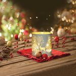 Cashel Living LED Reindeer White Small Cylinder