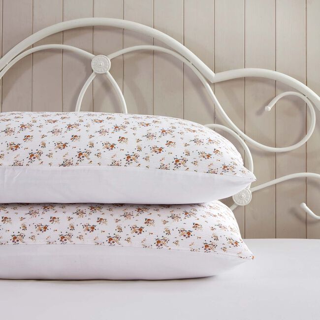 Blaire Housewife Pillowcase Pair - White