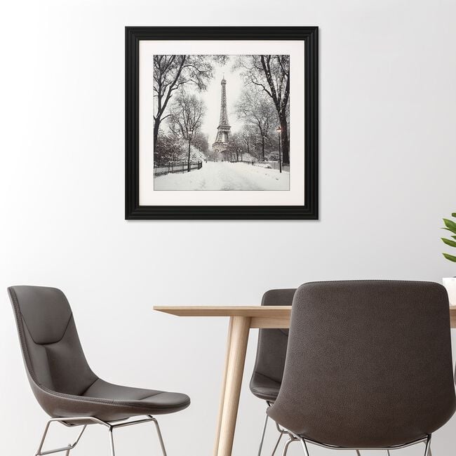 Paris Jewelled Framed Art 60cm x 60cm