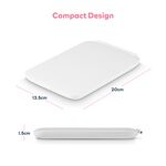 Carmen Rechargeable LED Cosmetic Mirror With Light