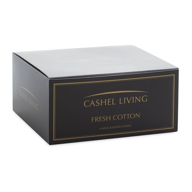 Cashel Living Fresh Cotton 4 Wick Candle