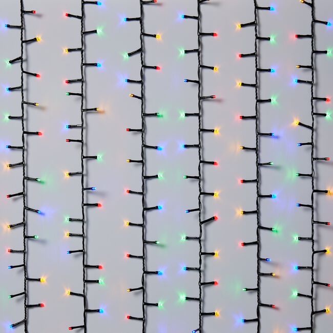 LED Star Bright Compact Lights 500 Multicoloured