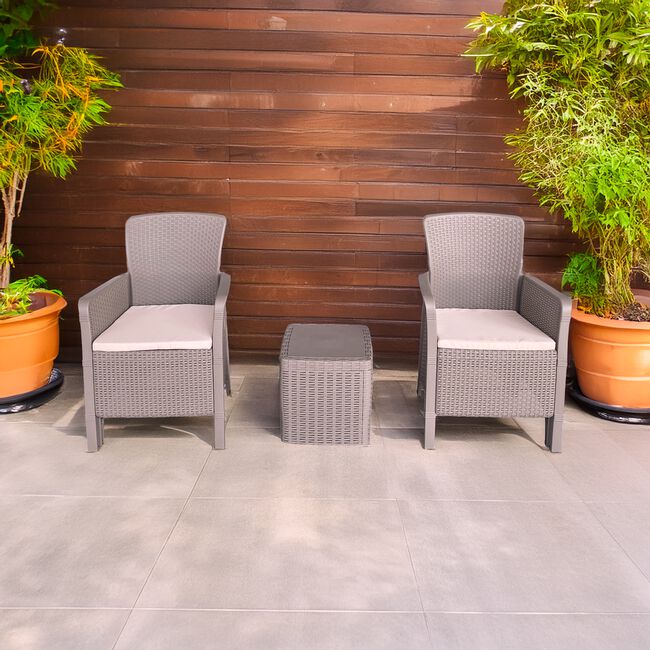 Merano 3 Piece Bistro Set