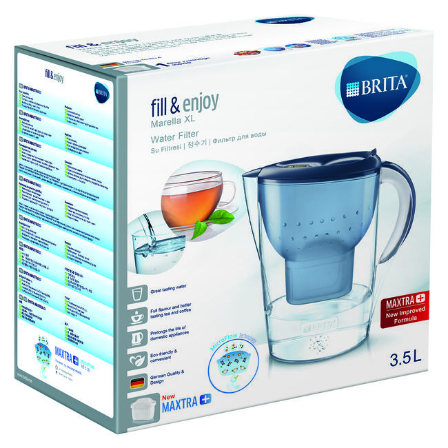 BRITA MAXTRA+ XL Blue Water Filter Jug Home Store More