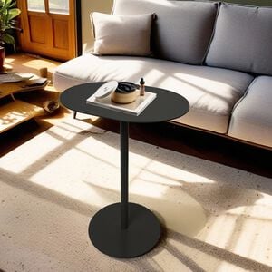 Forma Black Metal Side Table