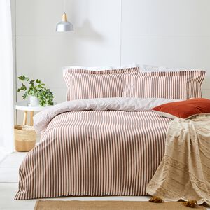 SINGLE DUVET COVER Hebden Pecan
