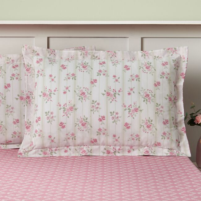 Lilyrose Oxford Pillowcase Pair - Blush