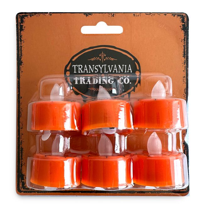 Halloween LED Tea Lights - 6 Pack