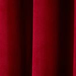 BLACKOUT & THERMAL CORDUROY RED 66x54 Curtain