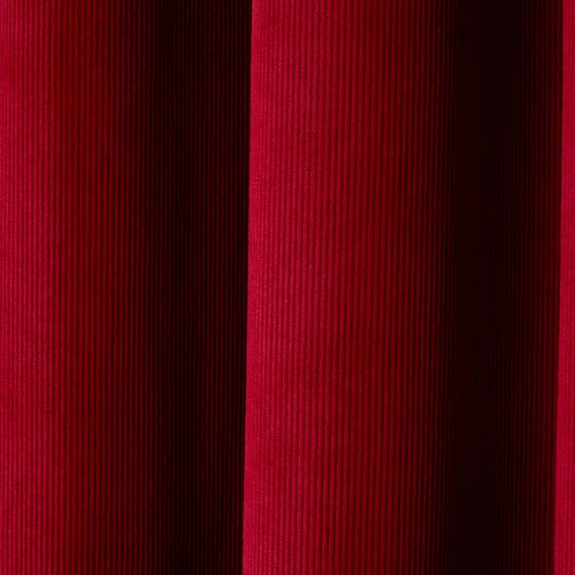 BLACKOUT & THERMAL CORDUROY RED 66x54 Curtain