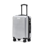 Cabin Bag Lightweight Luggage - Metallic Silver