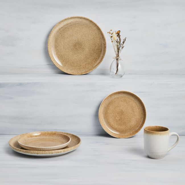 Heritage Textured Camel Side Plate