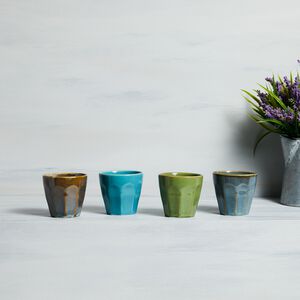 EXCELLENT HOUSEWARE 9cl 4 PORCELAIN Mugs