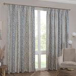 PENCIL PLEAT OMBRE CHENILLE SAGE 66x72 Curtains
