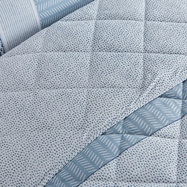 SHILOH BLUE 200x220 Bedspread