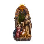 Light Up Christmas Star Nativity Scene