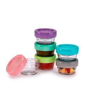 Melii 59ml 6 Glass Food Containers