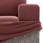 REGAL MILLS EASYSTRETCH VELVET BORDEAUX  4 Seater Sofa Cover