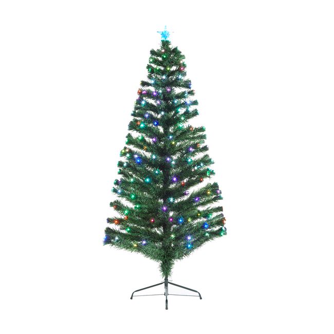 Multicolour 6ft Christmas Tree w/ Twinkling Lights