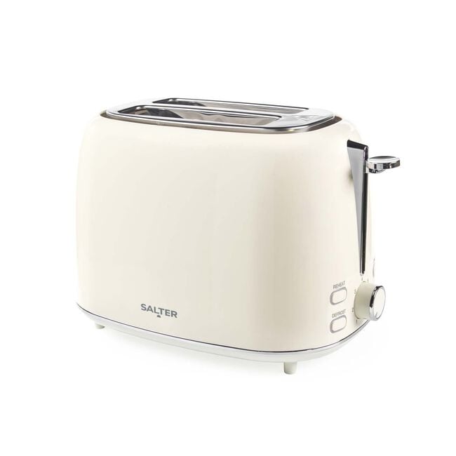 SALTER RETRO CREAM 2 Slice Toaster