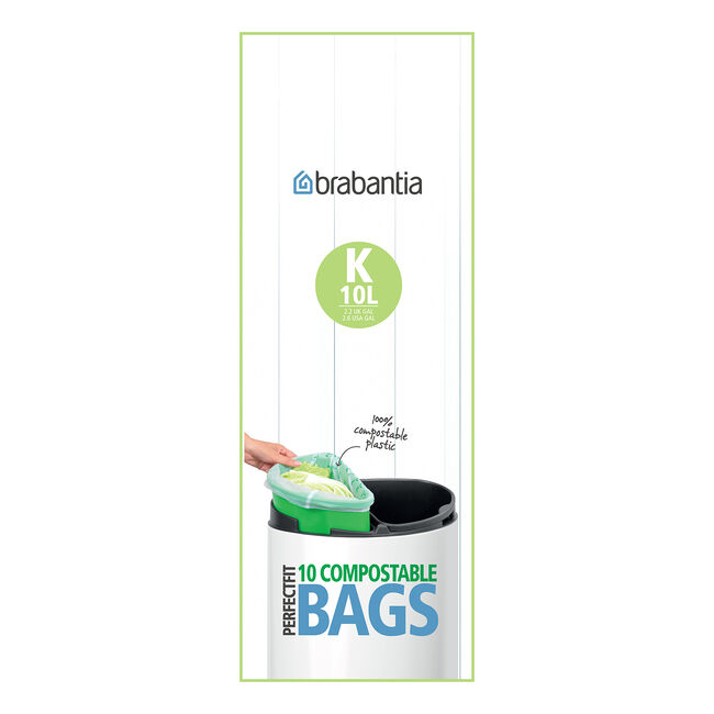 Brabantia 10L Bin Liners 10 Pack Home Store + More