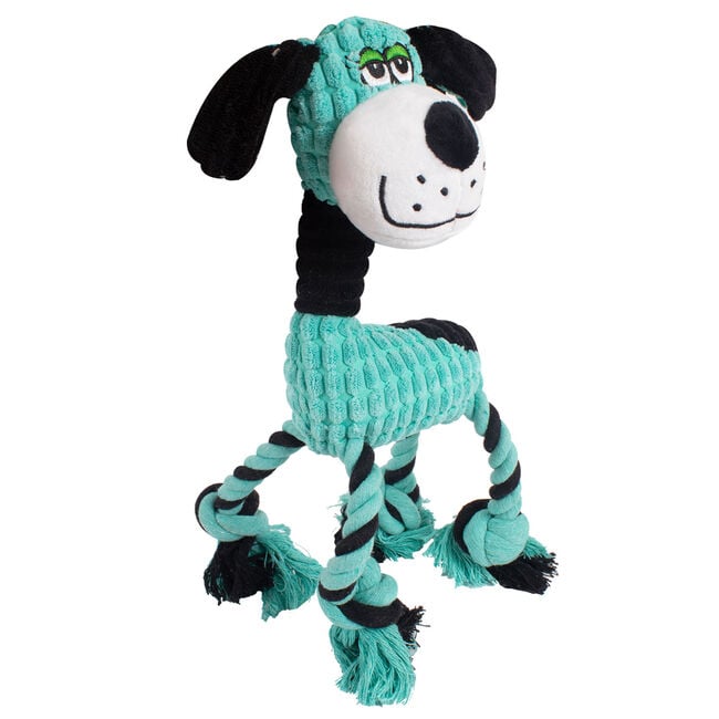 Rope Leg Dog Toy With Squeaker