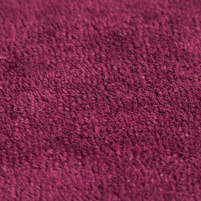 2 Piece Cotton Plain Dye Crimson Bathroom Set
