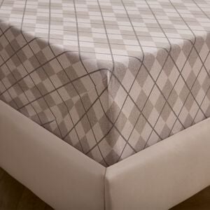 ARGYLE Single Fitted Sheet